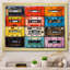 Popart Cassette Tapes II, reproduction d'art sur toile encadrée-2131890366-2131890364