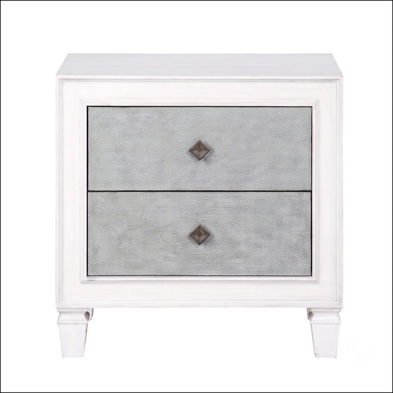 Table de chevet 2 tiroirs Modern