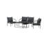 Poland Metal 5 - Person Seating Group with Cushions