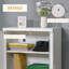 Armoire de rangement, industrielle, tablettes réglables, garage en acier avec portes doubles