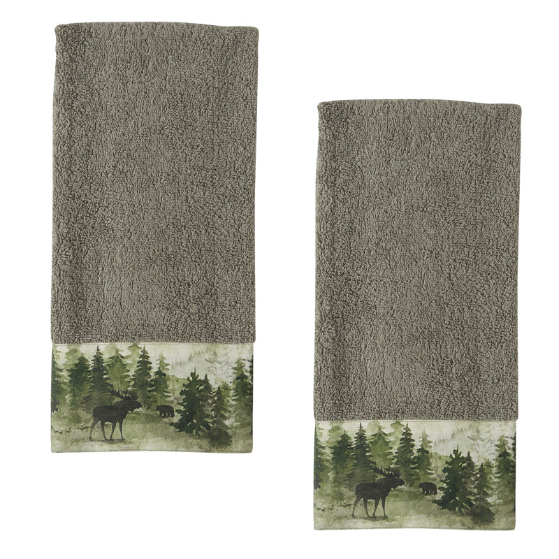 Ensemble de 2 essuie-mains Gracie Oaks