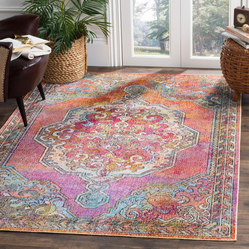 Jara Crystal Performance Oriental Rug, Rectangle 8' x 10'