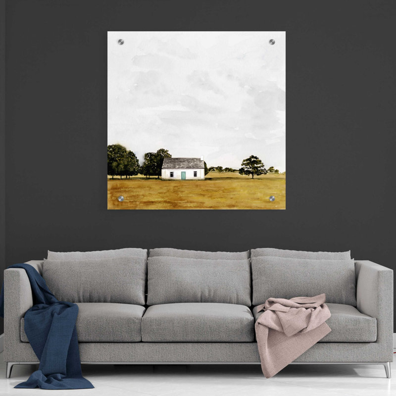 «Fin juillet II» par Victoria Borges, art mural acrylique, H 36 po x l 36 po x P 0,2 po