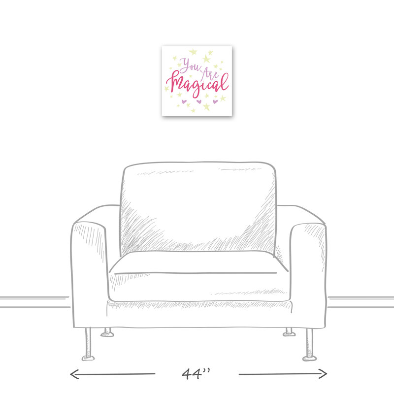 Art sur toile magique Geena, H 12 po x l 12 po x P 1,25 po