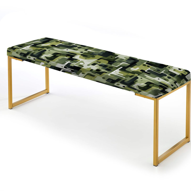 Banc rembourré or, Green Urban Maze