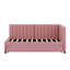 Lit de jour simple rembourré avec couchette-1089938019