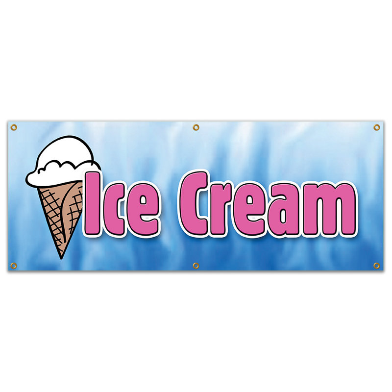 Glace en vinyle 1 oz 13 oz avec œillets, H 24 po x l 72 x 0,1