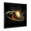«Black Saturn Triple ceinture» - art mural de la planète espace-659027043-659027040