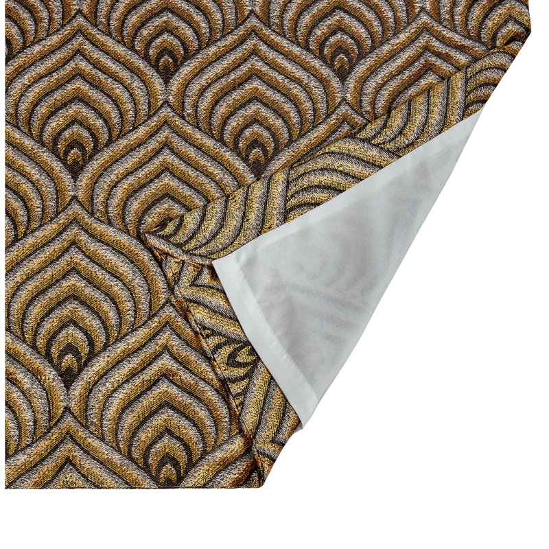Annelise Room Darkening Pair, 228 W x 228 D cm, Ochre