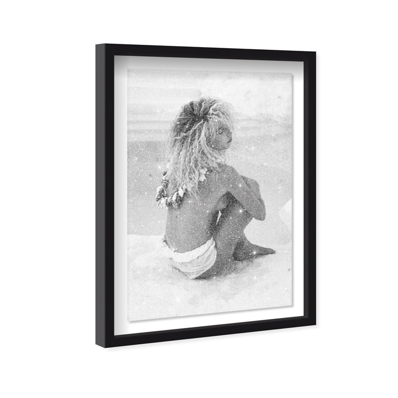 Moment of Peace BW I Canvas People Print by Oliver Gal, 37.5"H x 25.5"W, Black Frame