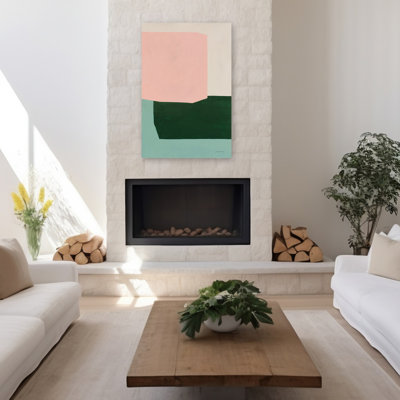 Art abstrait et turquoise Chroma
