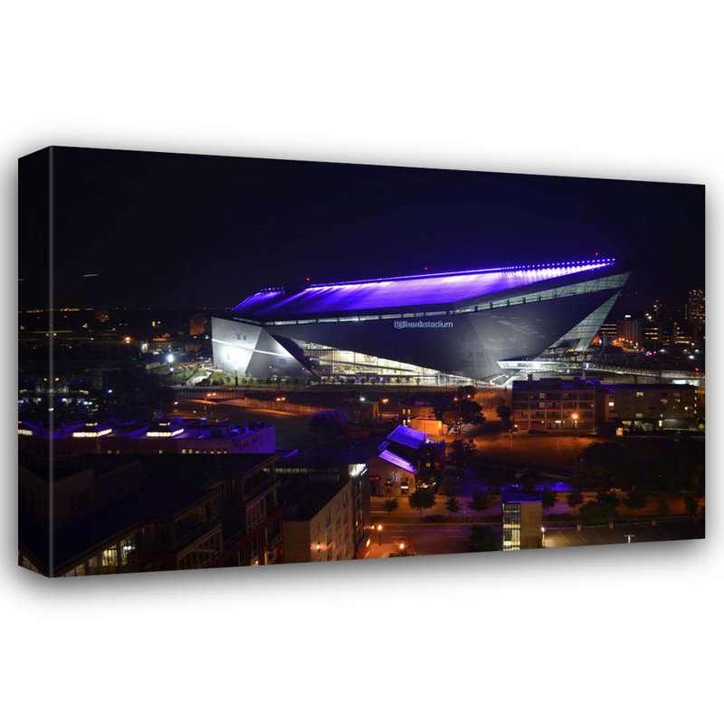 U.S. Bank Stadium, 12" H x 18" W