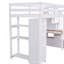 Lit mezzanine simple avec tiroirs de rangement