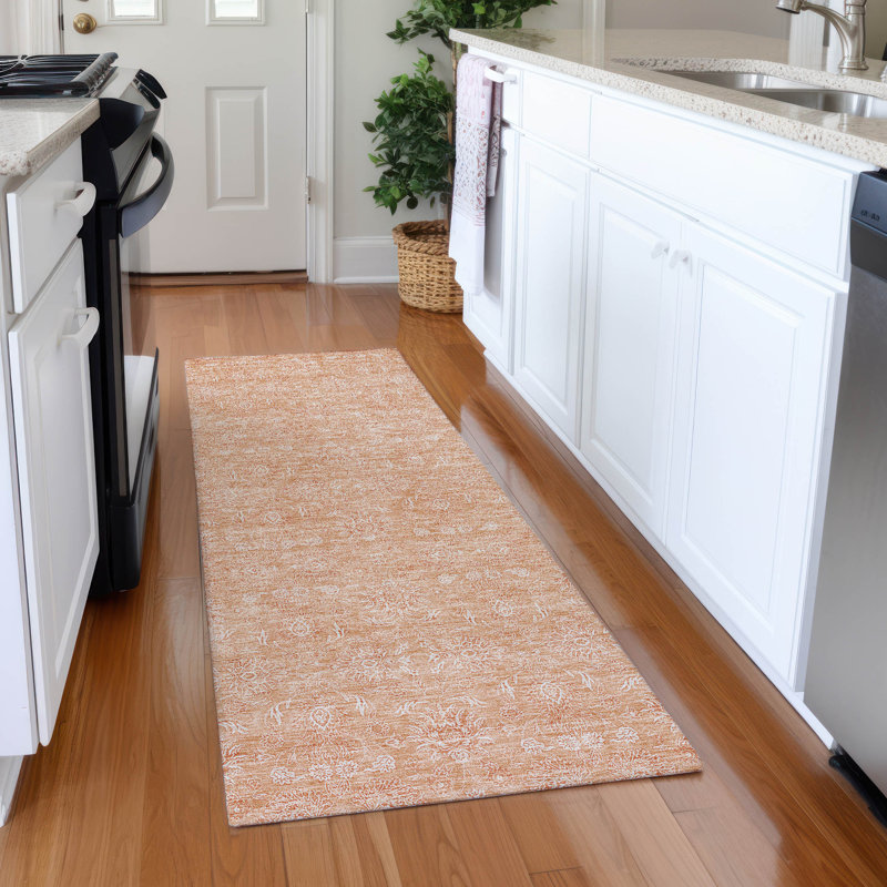 Tapis intérieur / extérieur Killingly avec envers antidérapant, Tapis de couloir 2 pi 3 po x 7 pi 6 po