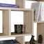 Tablette murale flottante vidaXL pour le salon en bois d'ingénierie-1654800766-1654800755
