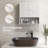 Bathroom Wall Cabinet, Wall Mounted Storage Cabinet With Open Shelf And Adjustable Shelf