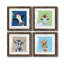 «Playful Nature», ensemble de 4 impressions sur toile encadrées-1525193669-1525193670