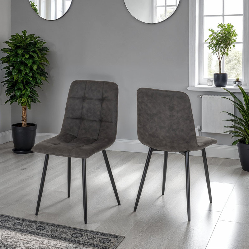 Deitrick Dining Chair (Set Of 2), Grey