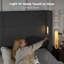 Structure de grand lit avec tête de lit haute de 56,7 po et lampes de lecture, lit plateforme tapissier à oreilles en velours côtelé avec station de charge, design rétro moderne, silencieux, sans sommier tapissier requis-2060985649-2060985615