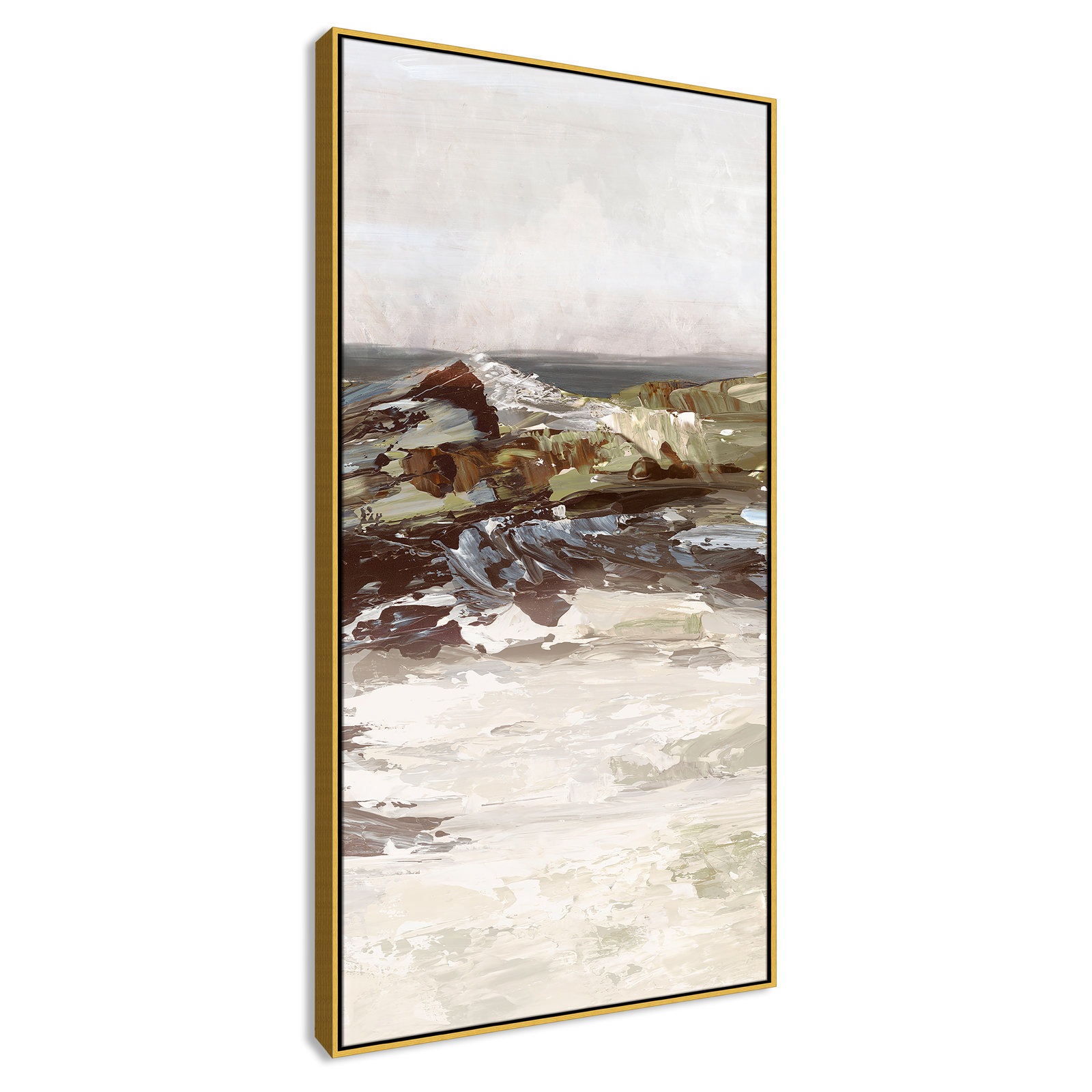 Stoney Peak Print by , 61.5" H x 31.5" W, Gold