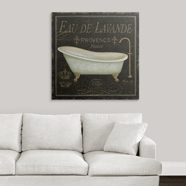 Impression de luxe «Bain De Luxe I» par Daphne Brissonnet, H 35 po x l 35 po x P 1,5 po, Toile