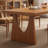 Burlywood Rectangular Solid wood Dining Table For Dining Room/Kitchen-308667571