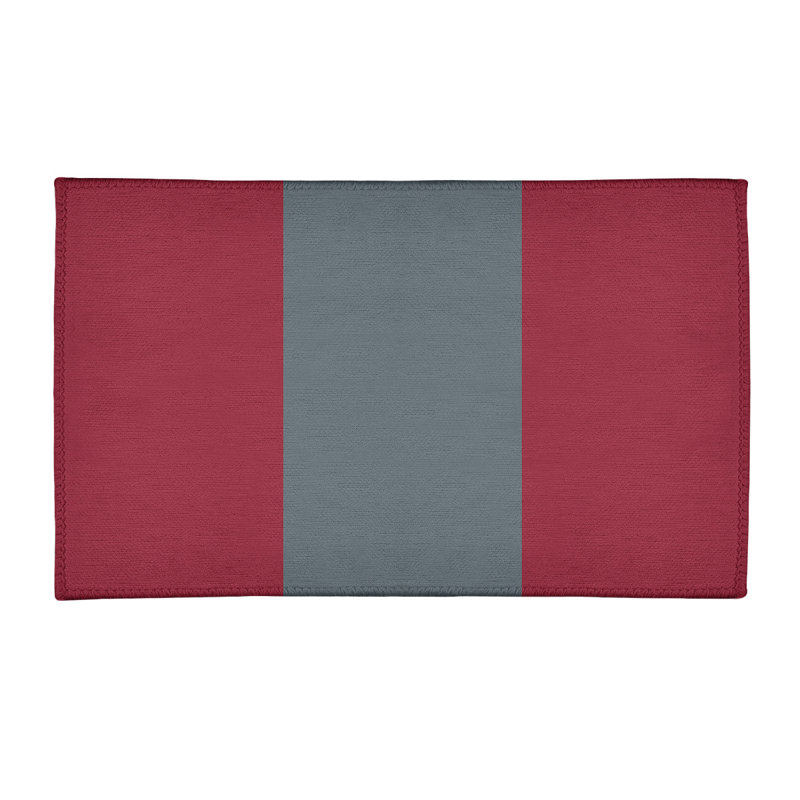 Tapis rouge/gris, Rectangle 2 pi x 3 pi