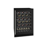 U-Line Single Zone 23.25'' Built-In 48 Bottle Wine Refrigerator with Reversible Door