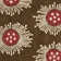 Candelo Hand Tufted Wool/Viscose Floral Rug in Brown