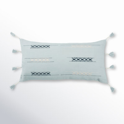Leaah Tribal Rectangular Cotton Pillow Cover & Insert