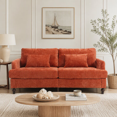 Canapé en chenille Mid Mid Modern