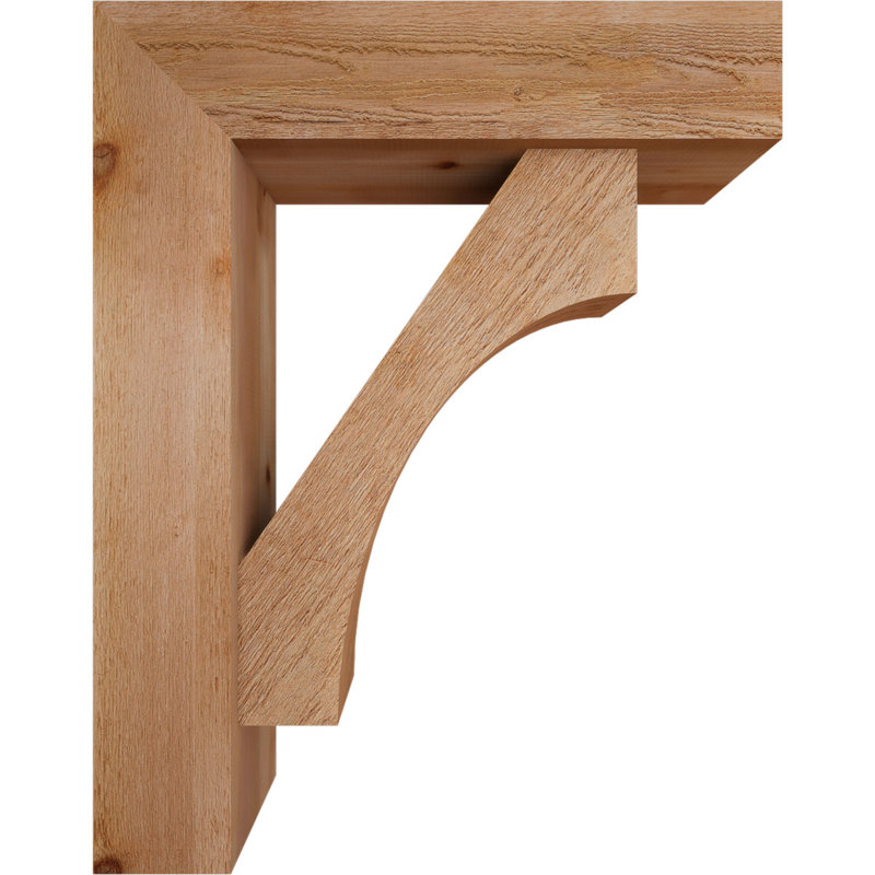 Support Westlake Block avec support décalé, 38 x 30, Cèdre rouge occidental de l 8 po (scié brut)
