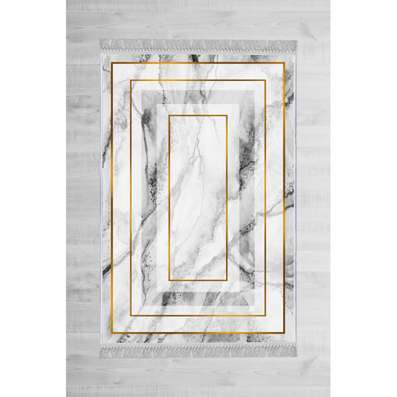 Luxueux tapis antidérapant 100% velours, 31,5 po x 47,2 po | Antibactérien, hauteur totale de 13,5 mm, lavable à la machine | Idéal pour le salon, la chambre à coucher et la décoration intérieure, conception douce et durable