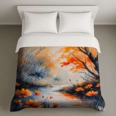 Housses de couette Autumn River Scene