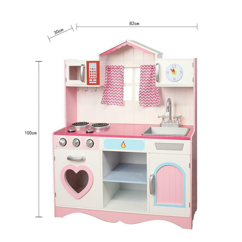 Javen Children Wooden Play Kitchen Set