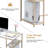 Malaak Metal Base Computer Desk-182241653-182241654