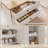 Aranty 71" Kitchen Island with 3 Shelves, Drawers, Lockable Casters & 360° Swivel Table
