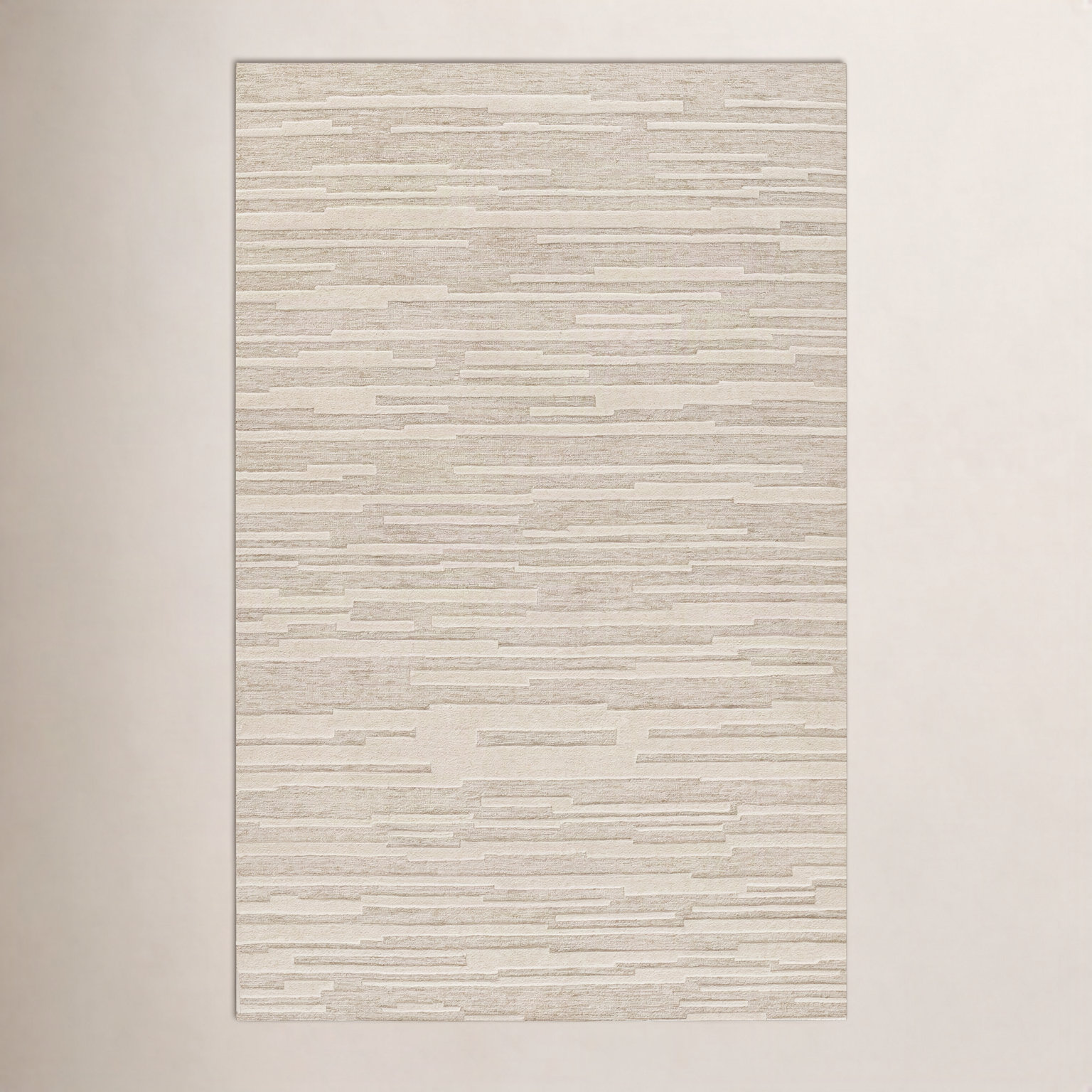 Keaundra Hand-Woven Geometric Wool Rug, Rectangle 2' x 4'