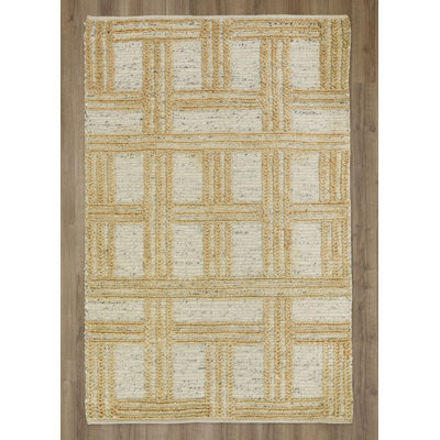 Hand Woven Jute/Cotton Area Rug