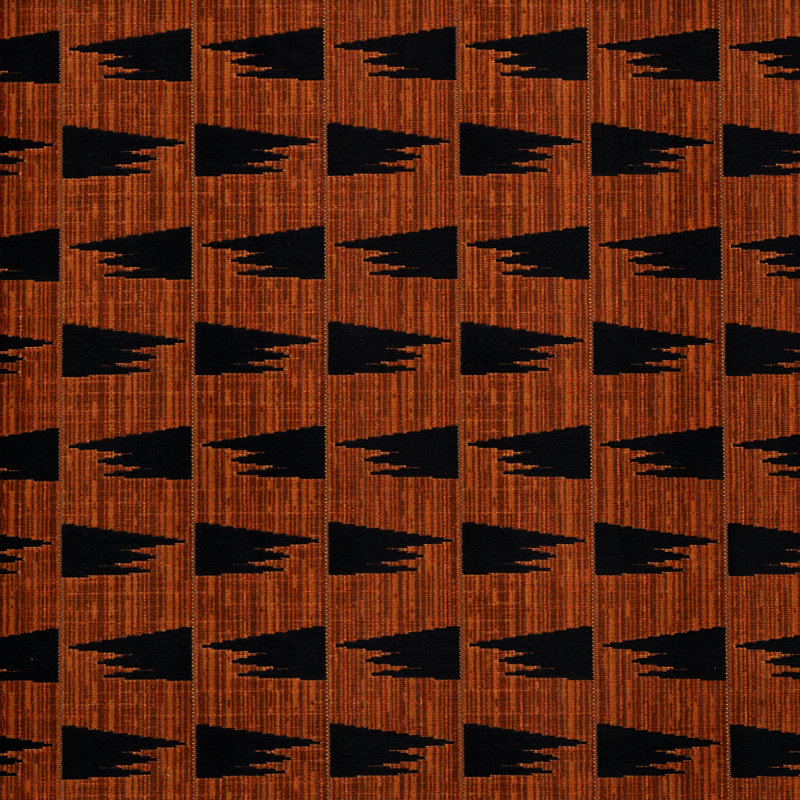 Schumacher x David Kaihoi Tutsi Fabric, Cinnamon