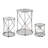 Nereine Glass Top Nesting Tables