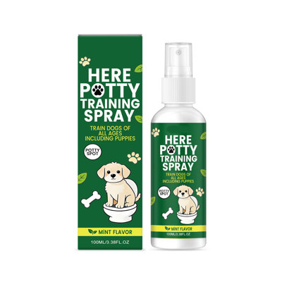 Training Spray Dog Potty Spray Set  No Go Spray  Here Potty Training Spray Puppy  Stops Urination  Marking Ideal For Multi Dog Households 100ml