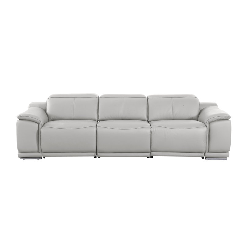 Canapé inclinable électrique Divanitalia, Gris clair