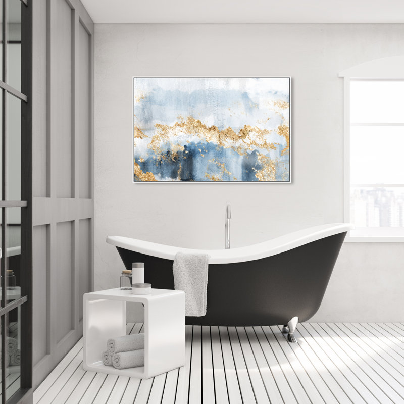 " Eight Days A Week ", 45" H x 30" W, White Framed