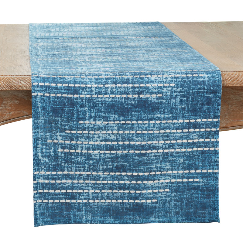 Rectangular Table Runner, Silver