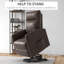 Fauteuil inclinable standard lève-personne 27,6 po Anegam-92151915