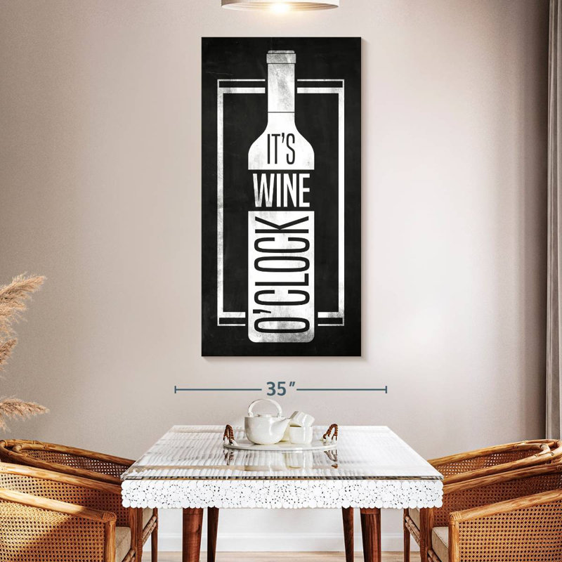 Wine Wine, H 30 po x l 15 po