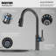 Robinet de cuisine rétractable Karran-119904237