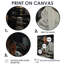 «White», noir et blanc, laboratoire scientifique microscopique, art mural-106120097-106120101