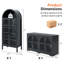 Buffet rustique 2 pièces et armoire arquée, armoire de cuisine en bois, avec rangement et tablettes réglables pour la salle à manger, le salon-305559572